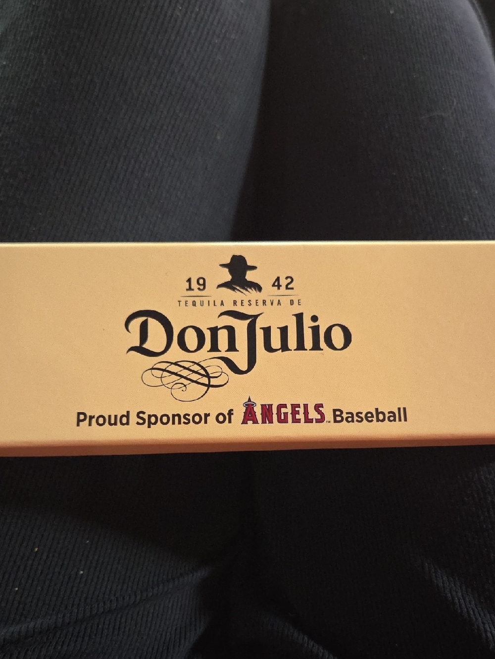 New Angels LAA MLB Don Julio Branded Key Chain Brown Leather with Charger
